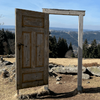 Vyhlídka otevřené dveře Krušnohoří (Novoveská vyhlídka)